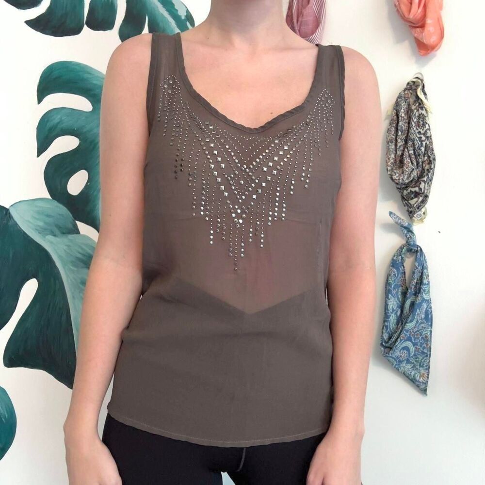 Kiss-tell Women's Brown and Grey Vest